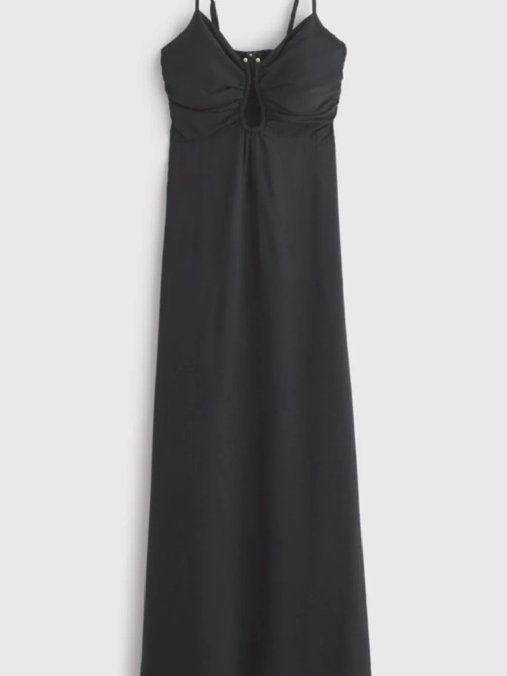 Abercrombie & Fitch Black Spaghetti-Strap Maxi Dress - Picture 5 of 8